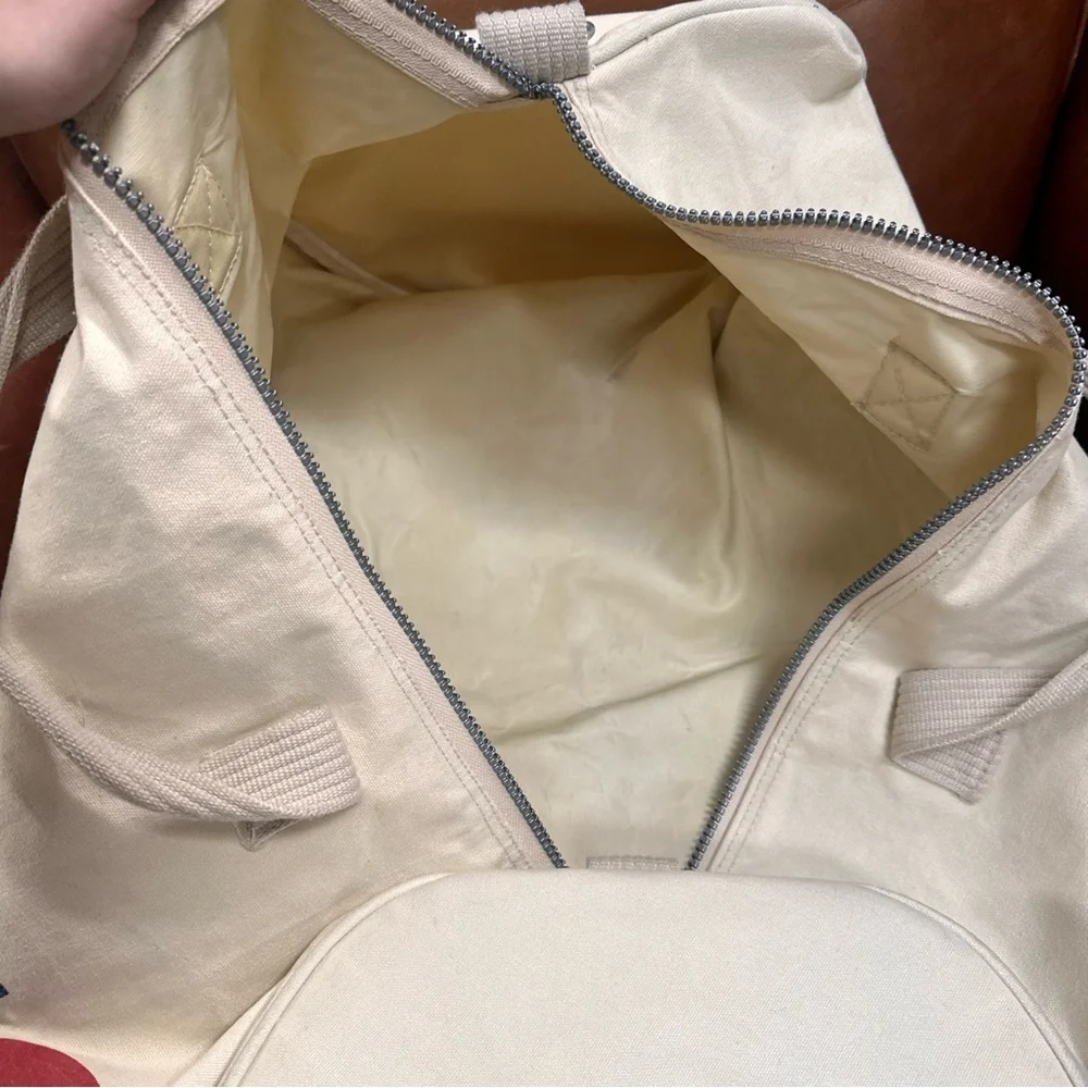 Vintage Large Canvas PEPSI Duffel Tote Bag 24